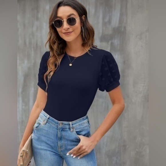 NWT - Blooming Jelly Womens Short Sleeve Blouse Sz XL - Picture 1 of 9